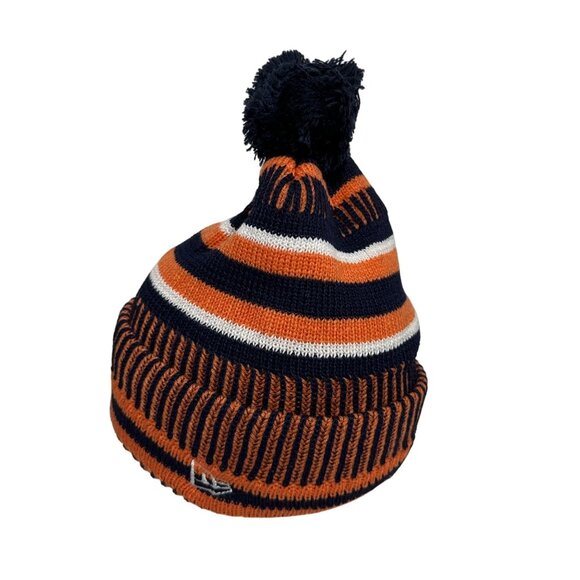 Chicago Bears GSH New Era Knit Beanie Hat Removeable Pom NFL Football Athleisure - Picture 5 of 7